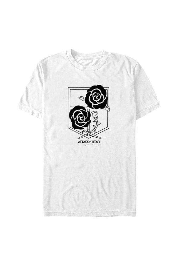 Mens Attack on Titan Garrison Regiment Logo T Shirt