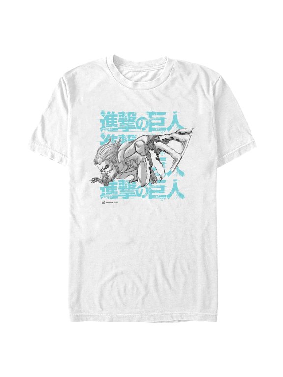 Mens Attack on Titan Jaw Titan Manga T Shirt