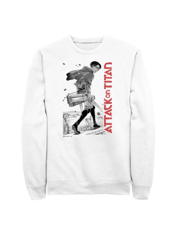 Mens Attack on Titan Levi Ackerman Full Shot Sweatshirt