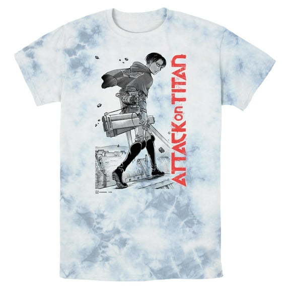 Mens Attack on Titan Levi Ackerman Full Shot T Shirt