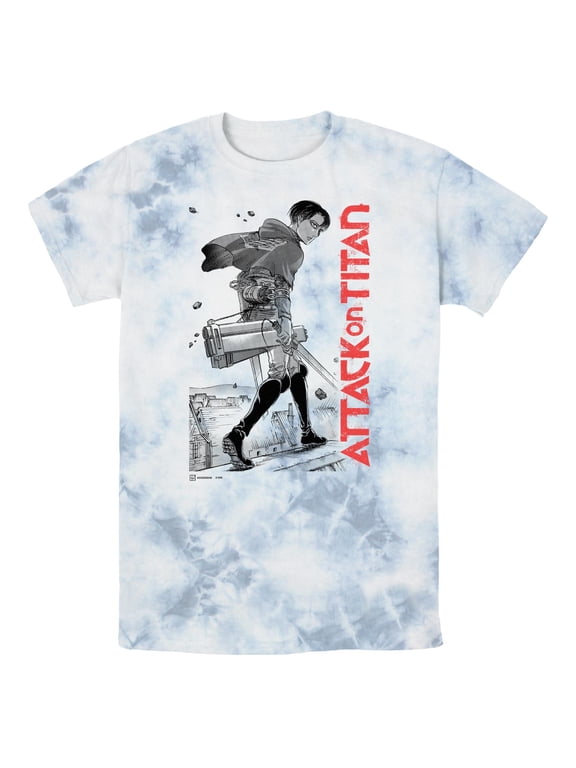 Mens Attack on Titan Levi Ackerman Full Shot T Shirt