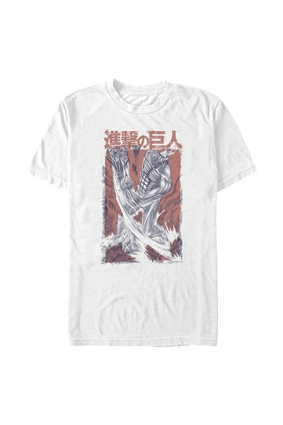 Mens Attack on Titan Overlay Colossus T Shirt