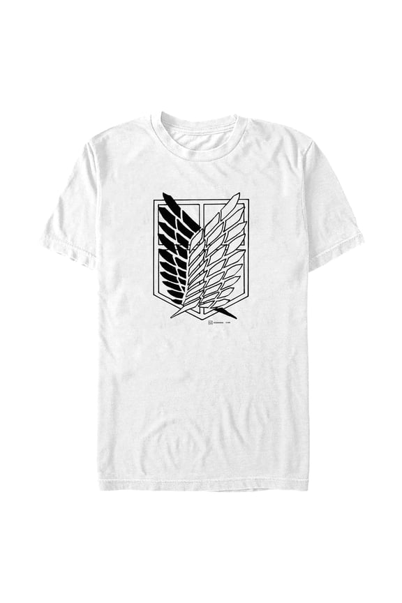 Mens Attack on Titan Scout Regiment Badge T Shirt