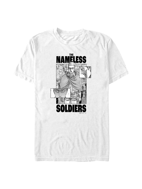 Mens Attack on Titan The Nameless Soldiers T Shirt