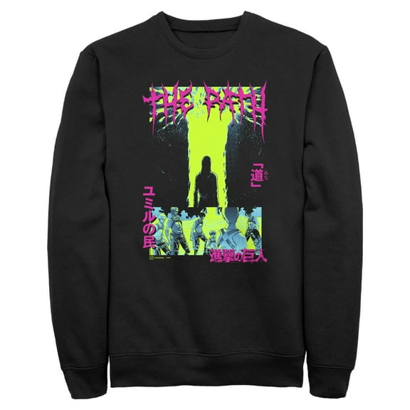 Mens Attack on Titan The Path Stack Sweatshirt