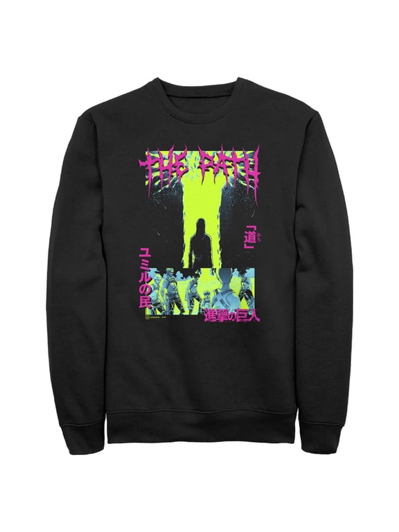 Mens Attack on Titan The Path Stack Sweatshirt
