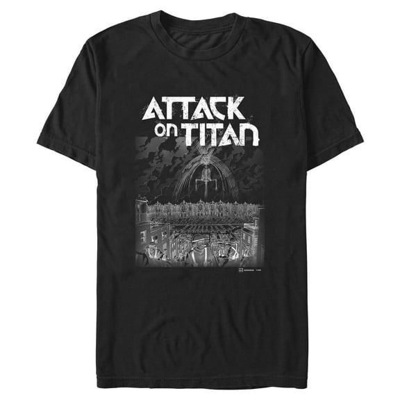 Mens Attack on Titan The Rumbling Scene T Shirt