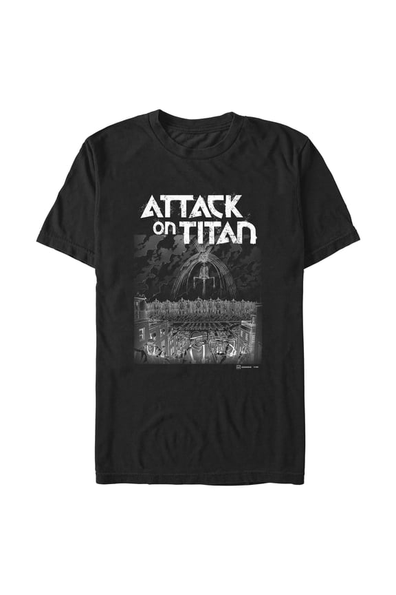 Mens Attack on Titan The Rumbling Scene T Shirt