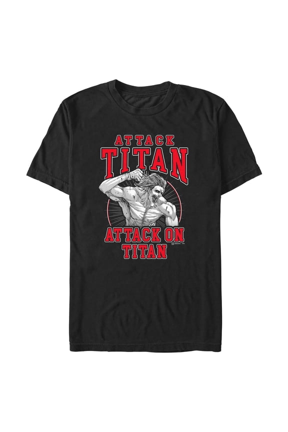 Mens Attack on Titan Titan Jersey T Shirt