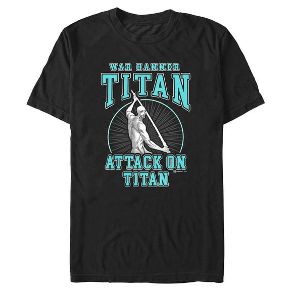 Mens Attack on Titan War Hammer Titan Jersey T Shirt