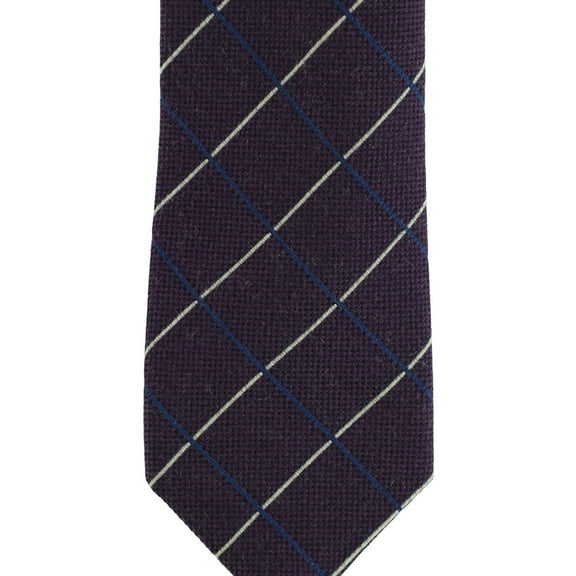 Mens Austin Grid Self-tied Bow Tie