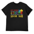 thumbnail image 1 of Mens Autism Awareness - Keep Staring Autistic Kids Awareness Gift T-Shirt Black Medium, 1 of 5