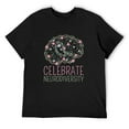 thumbnail image 1 of Mens Autism Infinity Symbol Celebrate Neurodiversity T-Shirt Black 4X-Large, 1 of 5
