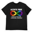 thumbnail image 1 of Mens Autistic Pride You Don’t Need Cure For Being Yourself Autism T-Shirt Black 4X-Large, 1 of 5