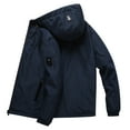 thumbnail image 1 of Mens Autumn And Winter Down Jacket Liner Thickened Inside And Outside To Wear Cold White Down Coat Hooded Trench Coat Men, 1 of 3