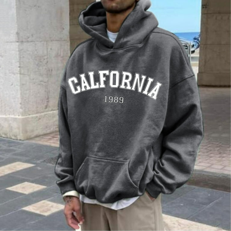 Mens Autumn And Winter Fashion Casual Loose Plus Size Hooded Pullover  Sweater Coat Sweatshirt Unisex Thick Heavy Hoodies Hoodie Pullover Heated  Hoodie Pullover Hoodies Tunic Hoodies for Men Zip up 