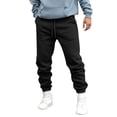 thumbnail image 1 of Mens Autumn And Winter High Street Fashion Leisure Loose Sports Running Solid Color Lace Up Pants Sweater Pants Trousers, 1 of 6