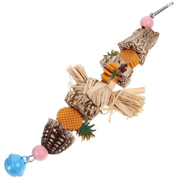 CTIRCHIU Bird Swing Toy Chewing Toy for Finches Hanging Design 1 Set 3.15*1.38*9.84in