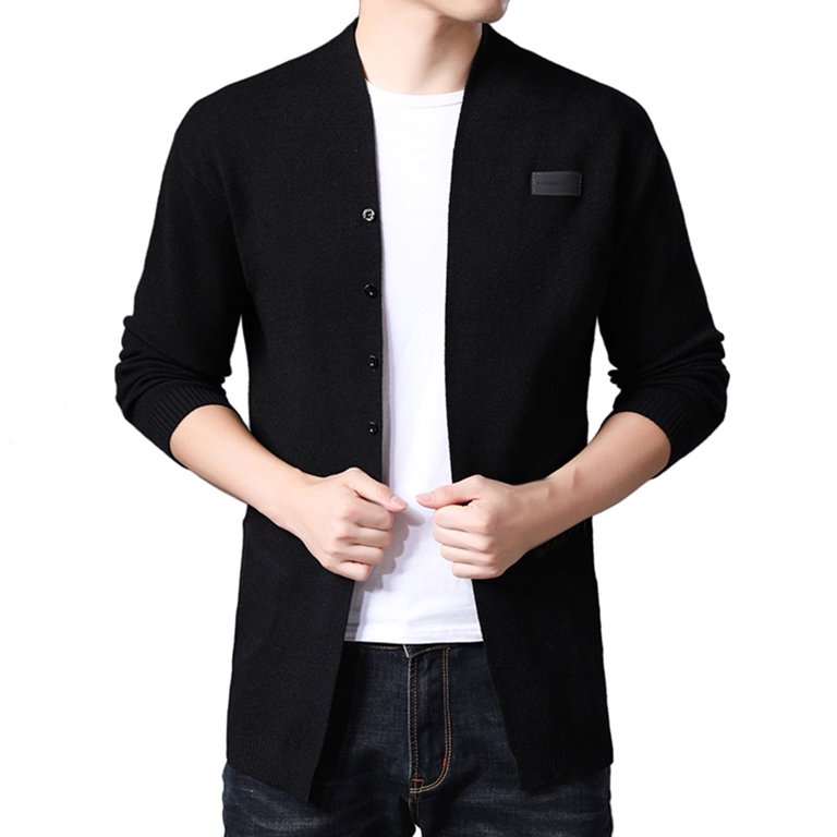 Thin mens cardigan cheap