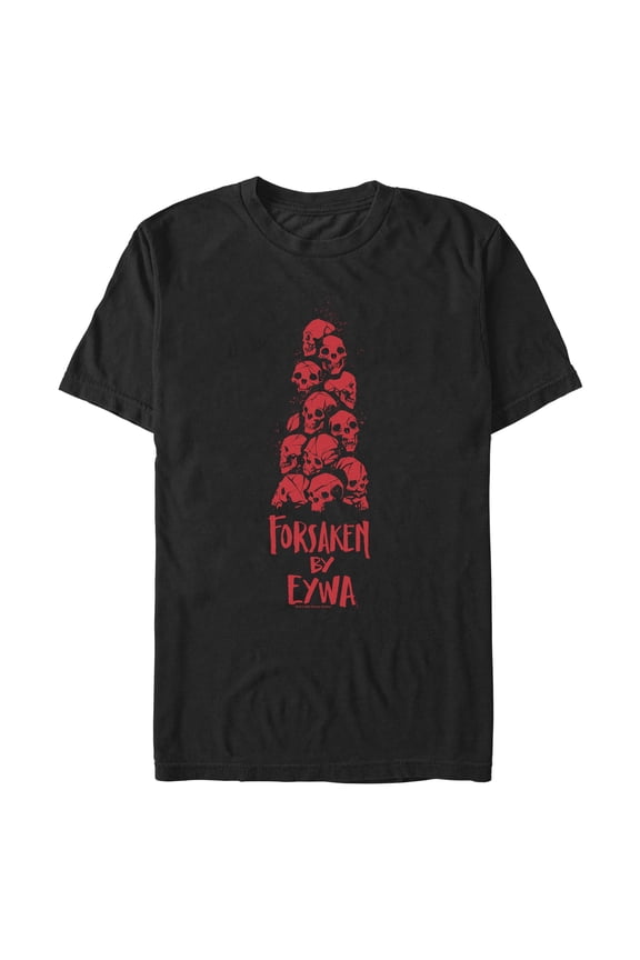 Mens Avatar: Fire and Ash Red Skulls Forsaken By Eywa T Shirt
