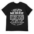 thumbnail image 1 of Mens Awesome Nurse T-Shirt Black, 1 of 5