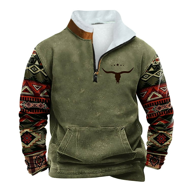 Aztec fleece pullover walmart sales