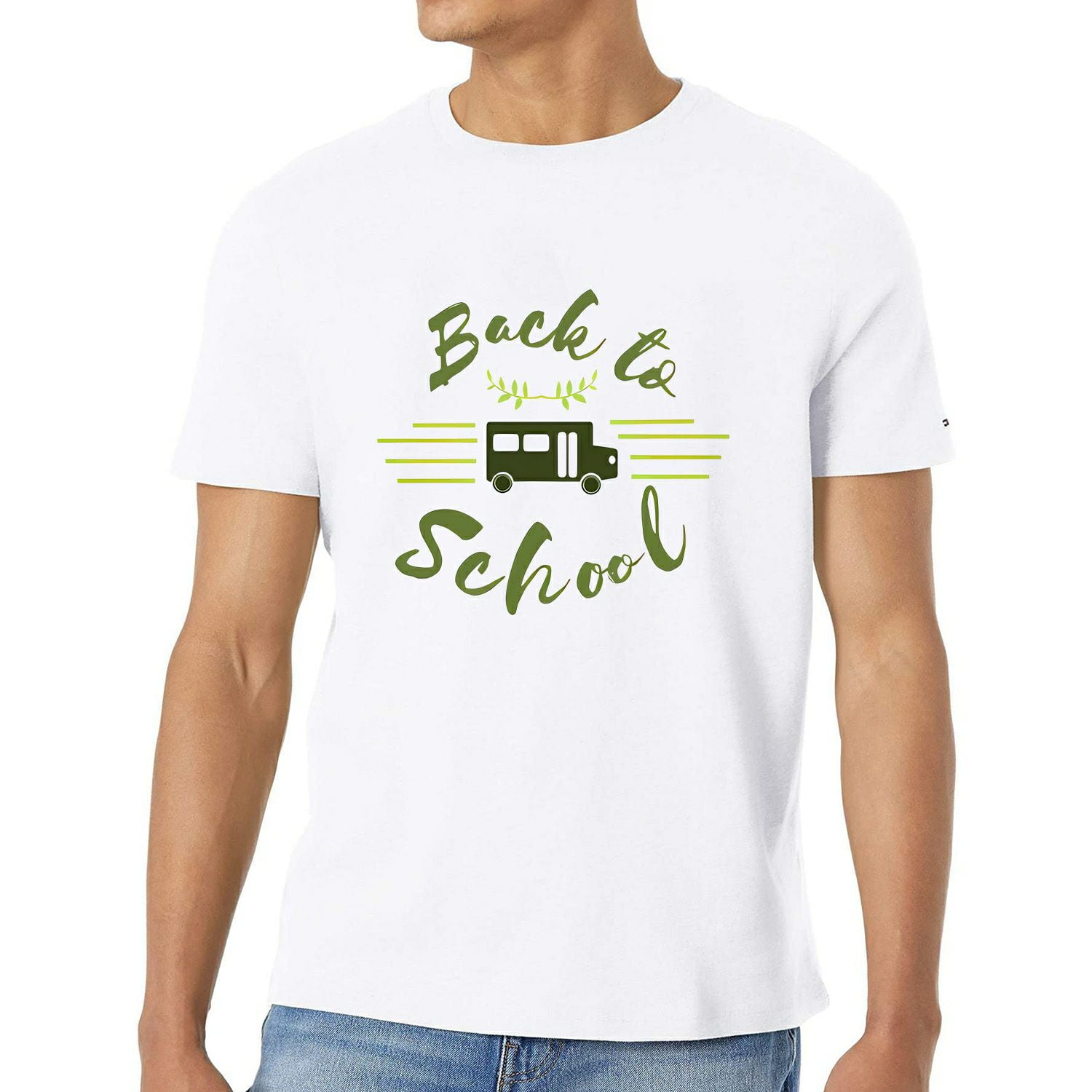Mens BACK TO SCHOOL Cool T Shirts White - Walmart.com