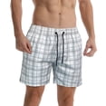thumbnail image 1 of Mens Bañador Men's Swim Trunks Quick Dry Beach Shorts with Pockets Printed Summer Beach Shorts Drawstring, 1 of 6
