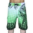 thumbnail image 1 of Mens Bañador Mens Casual Swim Trunks Quick Dry Printed Summer Beach Shorts Drawstring with Elastic Waist and Pockets, 1 of 6