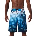 thumbnail image 1 of Mens Bañador Mens Casual Swim Trunks Quick Dry Printed Summer Beach Shorts Drawstring with Elastic Waist and Pockets, 1 of 6