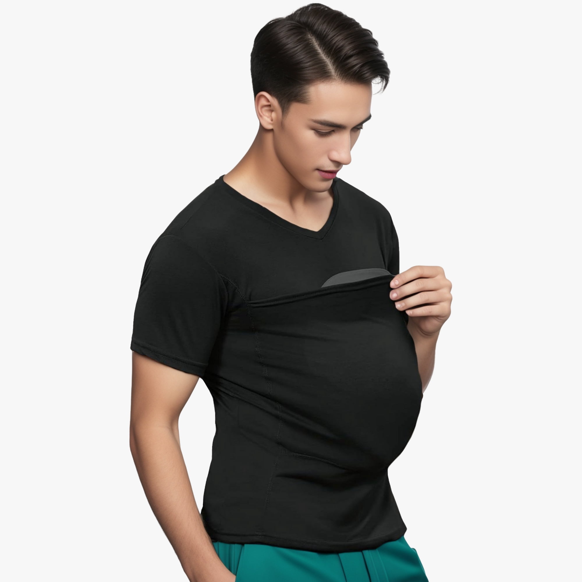 Mens baby hot sale carrier shirt