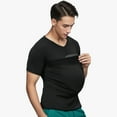 thumbnail image 1 of Mens Carrier Shirt V Neck Short Sleeve T-Shirts for Men Skin to Skin T-Shirt with Pocket, 1 of 5