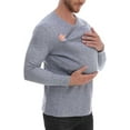 thumbnail image 1 of Mens Baby Carrier T Shirt, Kangaroo Shirt for Dad and Baby, Kangaroo Pocket T-Shirt for Men, 1 of 10