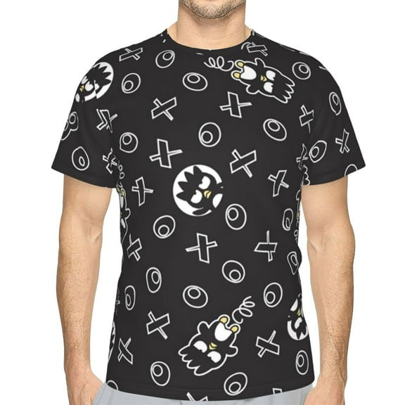 Mens Badtz Maru 3d Print T-Shirt Crewneck Short Sleeve Tee Shirt