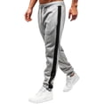 thumbnail image 1 of Mens Baggy Sweatpants Basic Casual Pants Relaxed Fit Straight Leg Spring Fall Lightweight Streetwear Lounge Pants Light Gray XXXL, 1 of 5