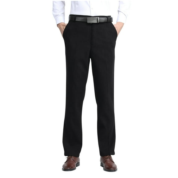 Mens Baggy Sweatpants, Bolsillos Pantalones Hombres Largos con cremallera botón Corduroy Color sólido Pantalones Cintura alta cómodos