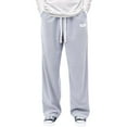 thumbnail image 1 of Mens Baggy Sweatpants Straight Leg Straight Cut Lightweight Plus Size Pants Streetwear Spring Fall Grey L, 1 of 4