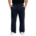 thumbnail image 1 of Mens Baggy Sweatpants Wide Leg Lounge Sweat Pants with Pockets Big and Tall Fleece Uncuffed Open Bottom Sweatpants, 1 of 3