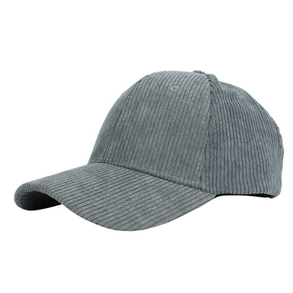 Mens Ball Cap Grey Fashion Sports Hat Adjustable Baseball Cap