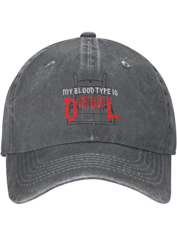 Mens Ball Caps My Blood Type is Diesels Golf Hat