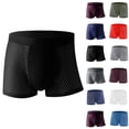 thumbnail image 1 of Mens Ball Pouch Underwear Boxers Briefs High Rise Jockstrap Bulge Enhancement Wicking Breathable Comfortable Cool Athletic Supporters for Men Oversized Size, 1 of 9