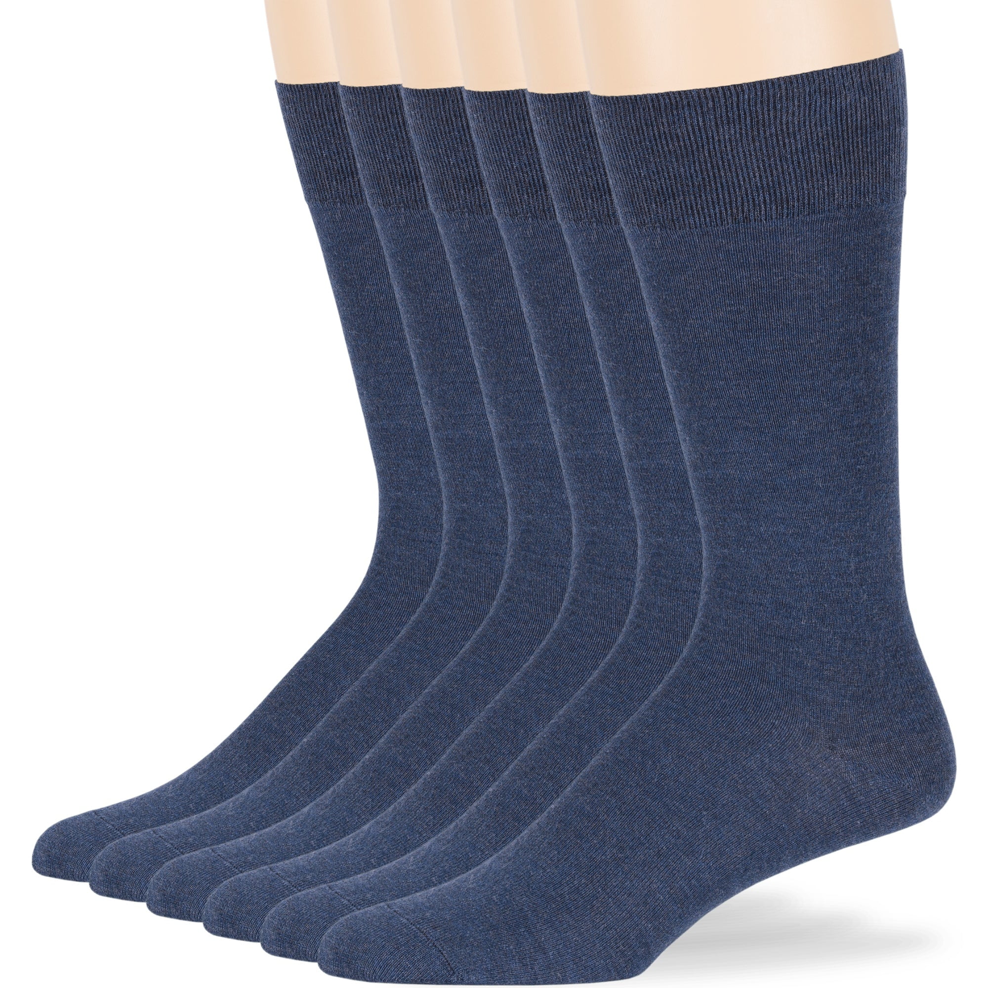 Mens Bamboo Comfortable Soft Socks, Light Navy, X-Large, 13-15, 6