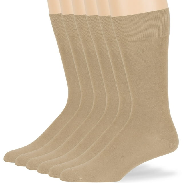 7BIGSTARS KINGDOM Men's Seamless Bamboo Dress Socks 4 Pack
