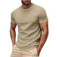 thumbnail image 1 of Mens Bamboo Viscose T Shirt Ultra Soft Plain Tshirts for Men Cooling Crew Neck Casual Basic Tee Shirt Undershirt, 1 of 9