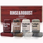 Mens Bar Soap Fathers Day Gift Sets for Men, Cleansing & Exfoliating & Moisturizing Soap Bar Set Face Body Hand for All Skin Types, 5.3oz
