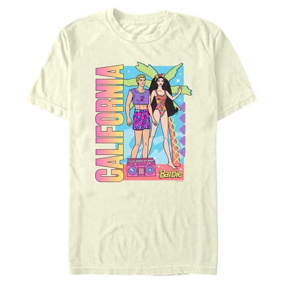 Mens Barbie California Neon Shore T Shirt