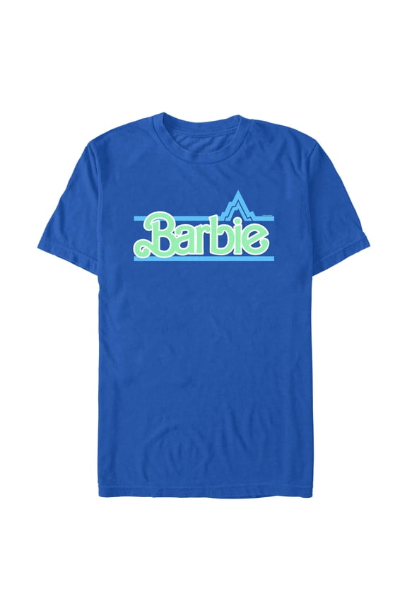 Mens Barbie Winter Mountains Logo T Shirt
