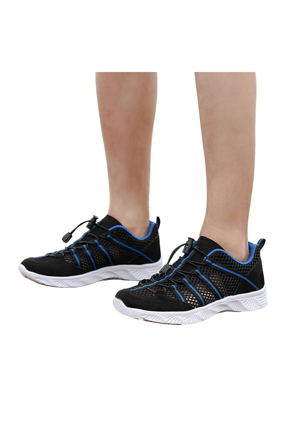 Mens Barefoot Water Shoes Quick Dry Mesh Aqua Walking Athletic Sports Sneakers for Beach Surfing Hiking Pool