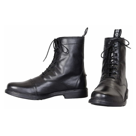 Mens Barouque Lace Up Laced Paddock Boots