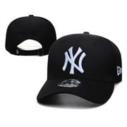 MOECAP Mens Baseball Cap 3D Embroidered Team Logo Yankees Snapback Football Adjustable NY Caps Hats For Mens/Youths